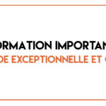 Information Importante DIRECCTE : Aide exceptionnelle et GE