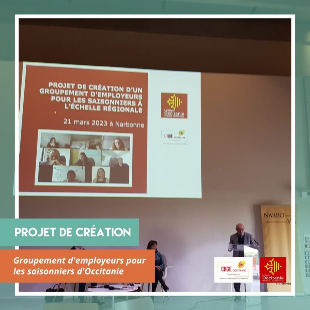 Projet création groupement d'employeurs saisonnier occitanie