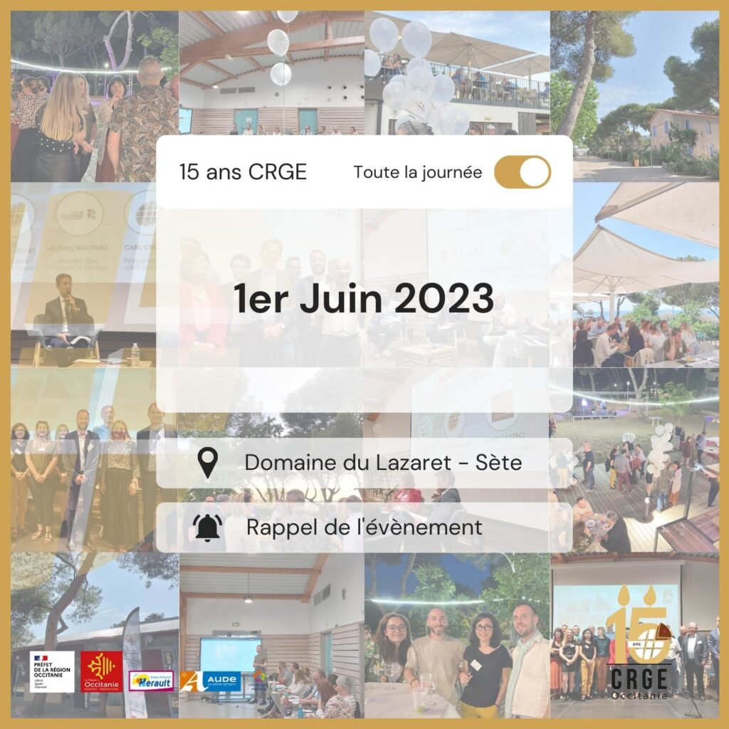 15 ans du crge occitanie