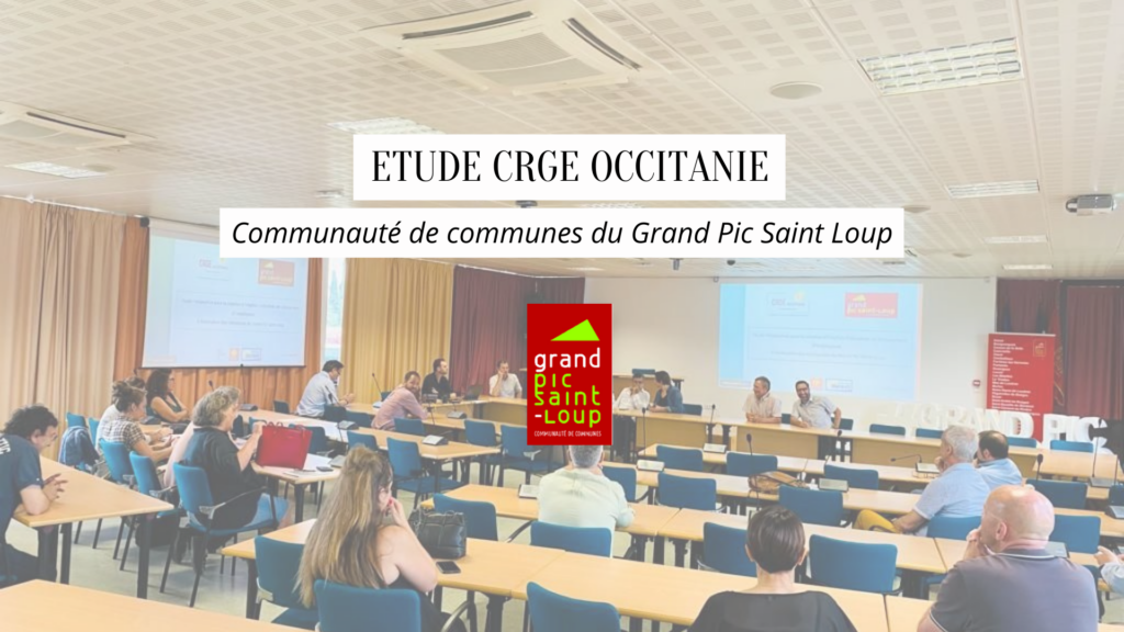 Etude CRGE Occitanie et CC Grand Pic Saint Loup